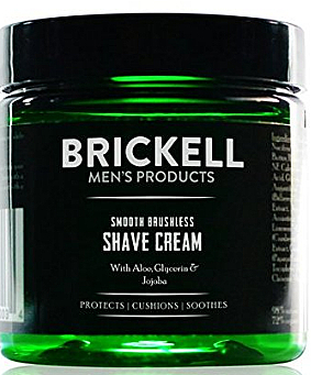 Крем для гоління - Brickell Men's Products Smooth Brushless Shave Cream — фото N1