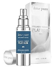 Гель для лица простив пигментых пятене и акне - Ame Pure Gentlemen’s Collagen Therapy Platinum Gel — фото N1