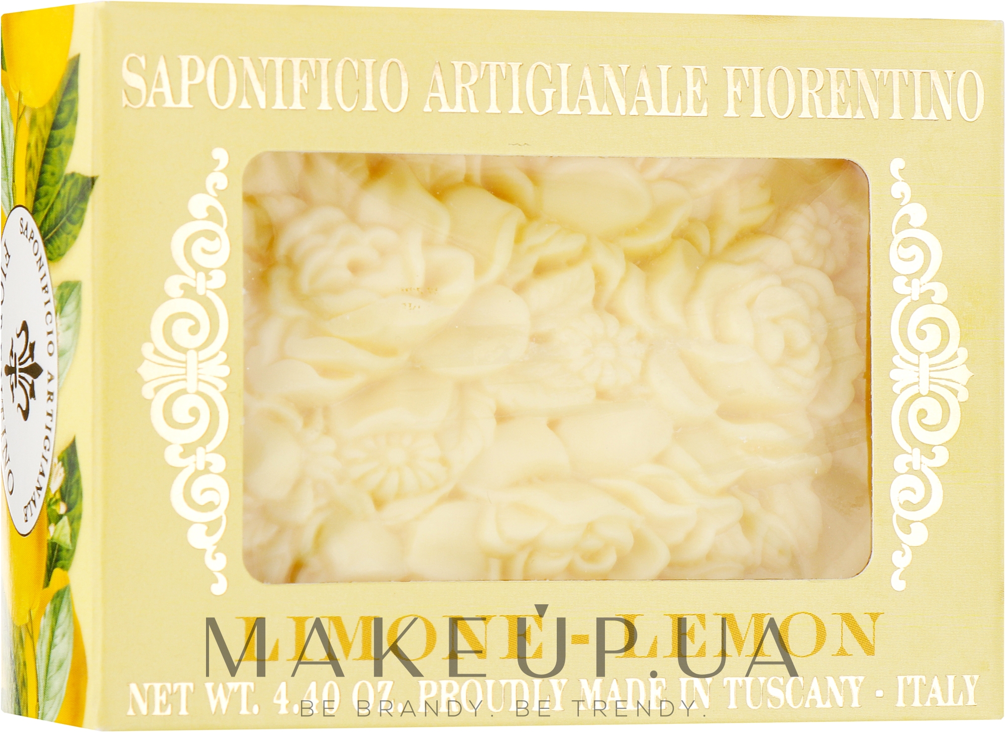 Мыло натуральное "Лимон" - Saponificio Artigianale Fiorentino Botticelli Lemon Soap — фото 125g