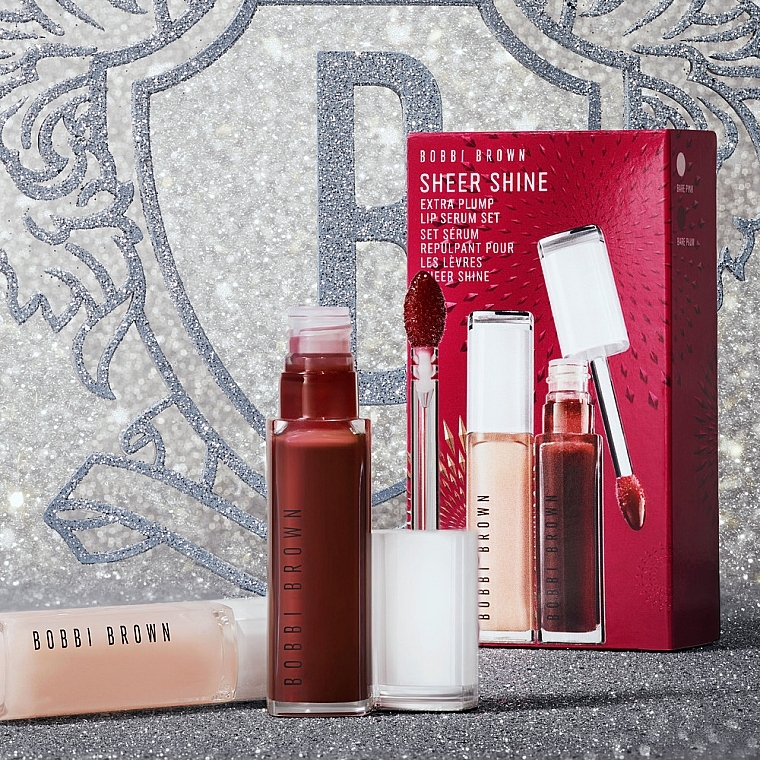 Набір - Bobbi Brown Sheer Shine Extra Plump Lip Serum Set (lip/serum 2x6ml) — фото N3