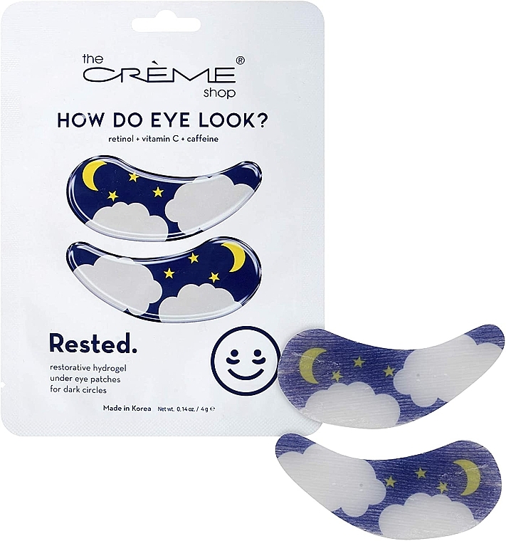 Патчи от темных кругов под глазами - The Creme Shop How Do Eye Look? Rested Under Eye Patches — фото N1