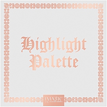 Палетка хайлайтерів - Imagic Highlight Palette — фото N2