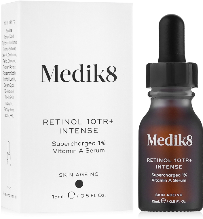 Ночная сыворотка с ретинолом 1 % - Medik8 Intelligent Retinol 10TR Supercharged 1% Vitamin A Serum — фото N4