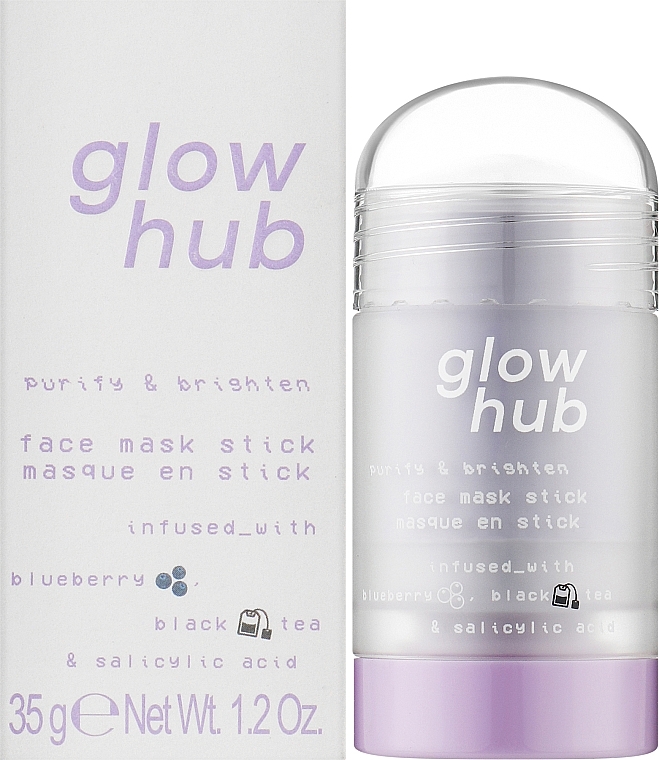 Осветляющая детокс маска-стик для лица - Glow Hub Purify & Brighten Face Mask Stick — фото N2