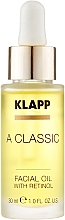 Духи, Парфюмерия, косметика Масло для лица с ретинолом - Klapp A Classic Facial Oil With Retinol