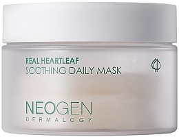 Увлажняющие успокаивающие маски-пады - Neogen Dermalogy Real Heartleaf Soothing Daily Mask — фото N1