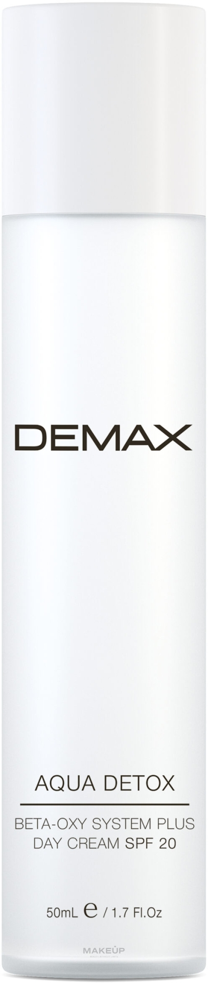 Денний крем "Аква детокс" - Demax Aqua Detox Cream SPF 20 — фото 50ml