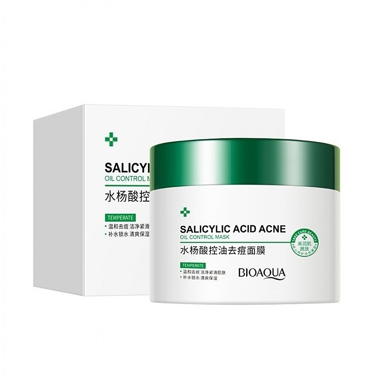 Нічна маска для обличчя з саліциловою кислотою - Bioaqua Salicylic Acid Acne Oil Control Mask — фото N1