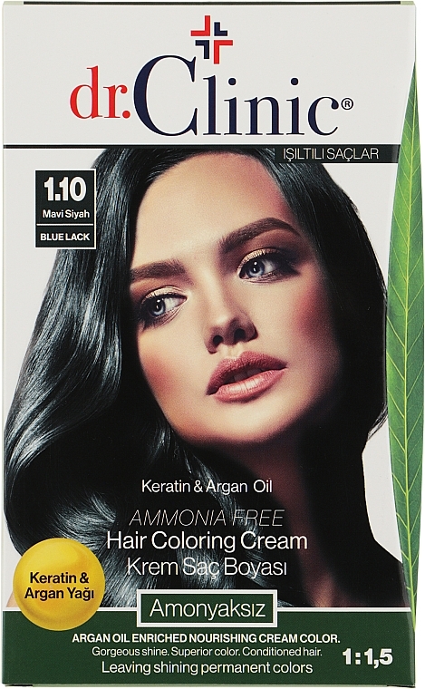 Краска для волос без аммиака - Dr. Clinic Ammonia Free Hair Coloring Cream