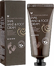 Крем для рук і ніг з муцином равлика - Mizon Snail Hand And Foot Cream — фото N2