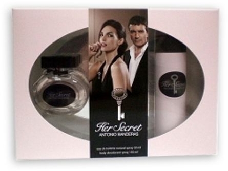 Her Secret Antonio Banderas - набор (edt/50ml + deo/150ml)