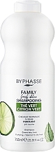 Духи, Парфюмерия, косметика Шампунь для нормальных волос с лаймом и зеленым чаем - Byphasse Family Fresh Delice Shampoo