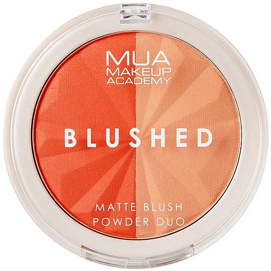 Подвійні рум'яна для обличчя - MUA Blushed Duo Powder Blusher — фото N1