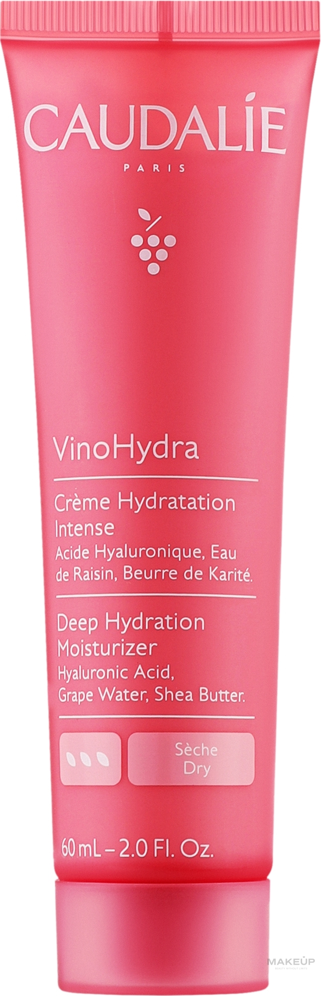 Интенсивный увлажняющий крем для лица - Caudalie VinoHydra Deep Hydration Intense Moisturizer — фото 60ml