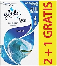 Парфумерія, косметика Запас для автоматичного освіжувача повітря Brise - Air Freshener Glade Marine