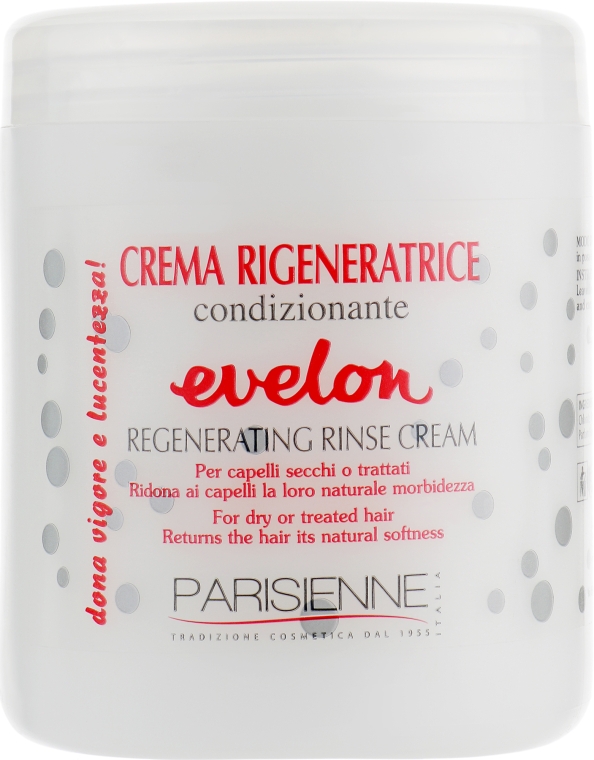 Маска восстанавливающая для волос "Белая" - Parisienne Italia Evelon Regenerating Cream — фото N3