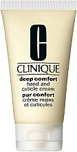 Крем для рук і кутикули відновлюючий - Clinique Deep Comfort Hand and Cream Cuticle — фото N1