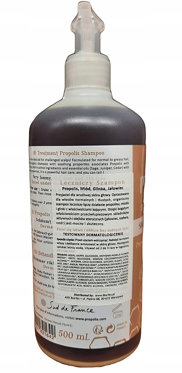 Шампунь для волос с прополисом - Propolia Organic Treatment Propolis Shampoo — фото N3