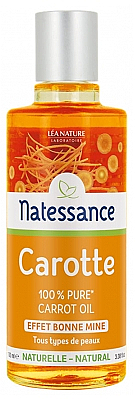 Органічна олія для тіла - Natessance Carrot Oil — фото N1