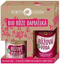 Парфумерія, косметика Набір - Purity Vision Bio Rejuvenating Set With Damask Roses (wat/100ml + butter/oil/120ml)