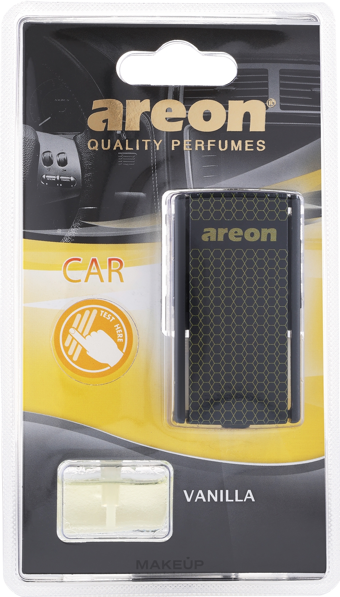 Ароматизатор повітря "Ваніль" - Areon Car Blister Vanilla — фото 8ml