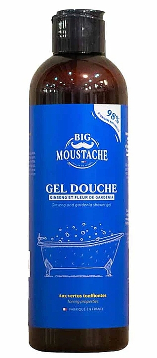 Гель для душу із женьшенем - Big Moustache Shaving Shower Gel — фото N1