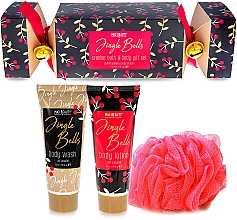 Парфумерія, косметика Набір - Mad Beauty Jingle Bells Cracker Gift Set (b/lot/75ml + sh/gel/75ml + b/sponge)