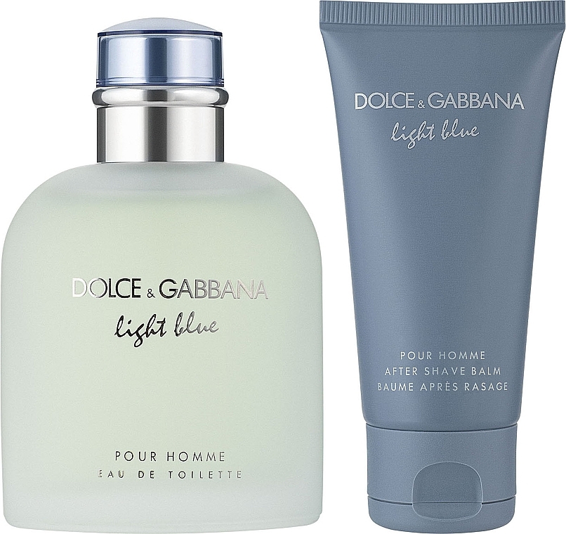 Dolce & Gabbana Light Blue Pour Homme - Набор (edt/75ml + ash/balm/50ml) — фото N1