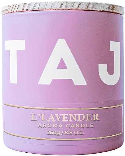 Ароматична свічка "L'lavender" - Taj Max Aroma Candle — фото N1