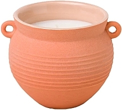 Парфумерія, косметика Ароматична свічка "Сира глина і груша" - Paddywax Santorini Ceramic Candle Raw Clay & Pear