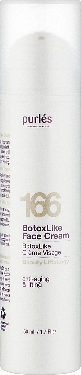 Ботоксоподібний крем для обличчя - Purles Beauty LiftoLogy 166 BotoxLike Face Cream