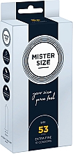 Парфумерія, косметика Презервативи латексні, розмір 53, 10 шт. - Mister Size Extra Fine Condoms