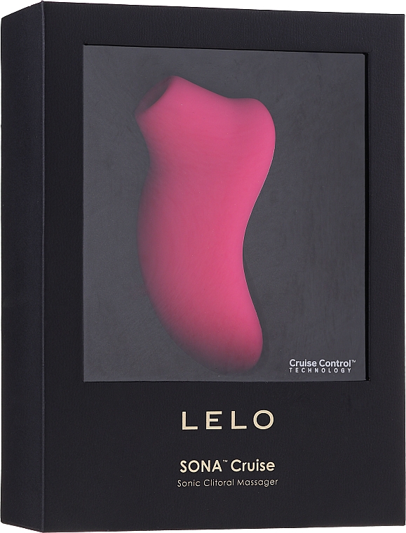 Вибратор, вишневый - Lelo Sona Cruise Sonic Clitoral Massager — фото N1