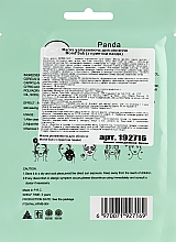 Укрепляющая маска для лица с принтом панды - Mond'Sub Panda Firming Face Mask — фото N2