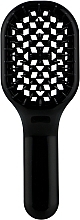 Щітка для волосся, чорна - Janeke Curvy Superbrush SP507.A NER — фото N1