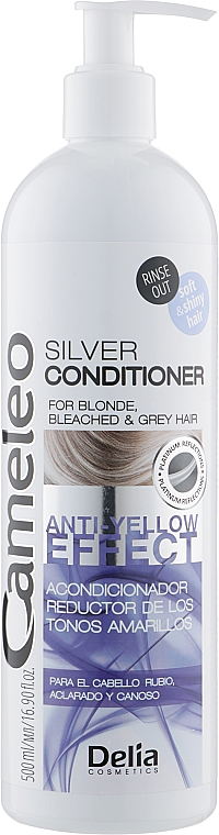 Кондиционер для светлых волос "Silver" - Delia Cosmetics Cameleo Silver Conditioner — фото N6