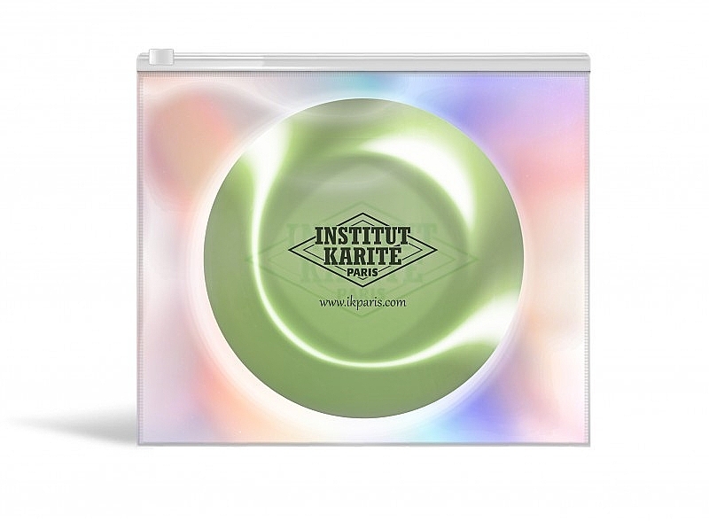 Мыло "Лимон и вербена" - Institut Karite Lemon Verbena Shea Macaron Soap With Hologram Pouch — фото N1