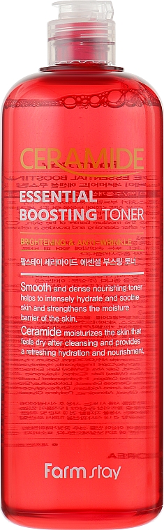 Тонер-бустер для обличчя, з керамідами - FarmStay Ceramide Essential Boosting Toner — фото N1