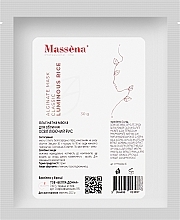 Парфумерія, косметика Альгінатна маска для обличчя з рисом - Massena Alginate Mask Classic