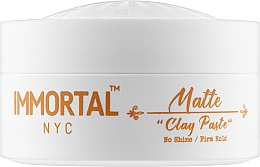 Духи, Парфюмерия, косметика Матовая глиняная паста для волос - Immortal NYC Matte Clay Paste