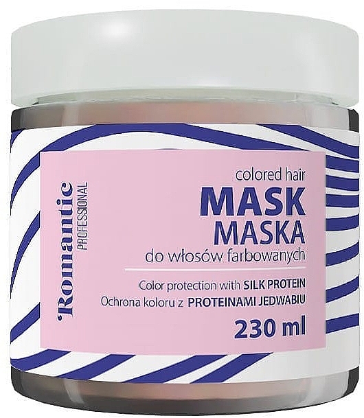 Укрепляющая маска для волос с протеинами шелка - Romantic Professional Silk Hair Mask — фото N1