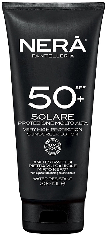 Сонцезахисний лосьйон SPF50+ - Nera Pantelleria Very High Protection Sunscreen Lotion SPF50+ — фото N1