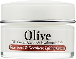 Парфумерія, косметика Крем-ліфтинг для обличчя, шиї та декольте - Madis HerbOlive Face, Neck & Decollete Lifting Cream