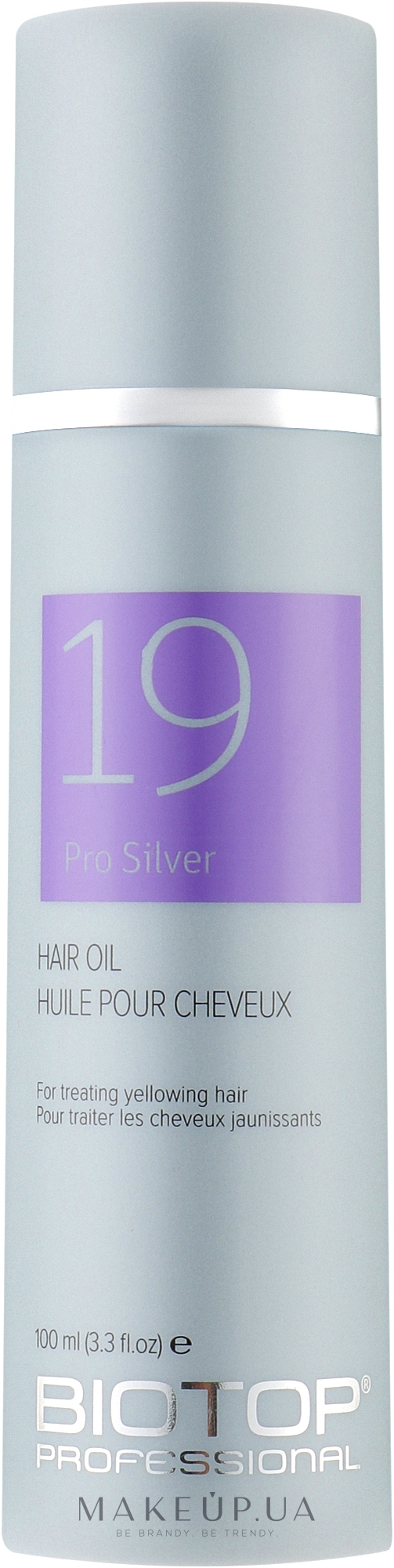 Олія для волосся - Biotop 19 Pro-Silver Oil — фото 100ml