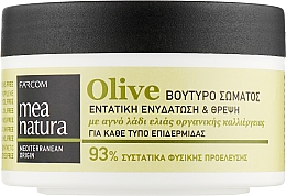 Духи, Парфюмерия, косметика Масло для тела с оливковым маслом - Mea Natura Olive Body Butter