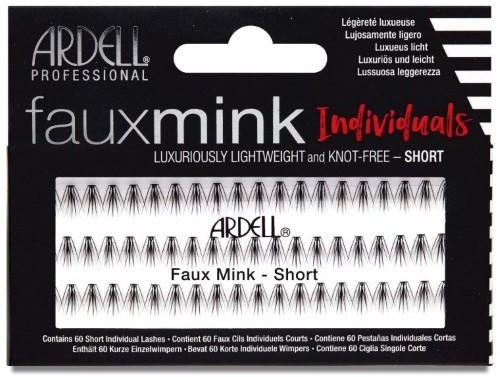 Накладные ресницы - Ardell Faux Mink Individuals Knot Free-Short Black — фото N1