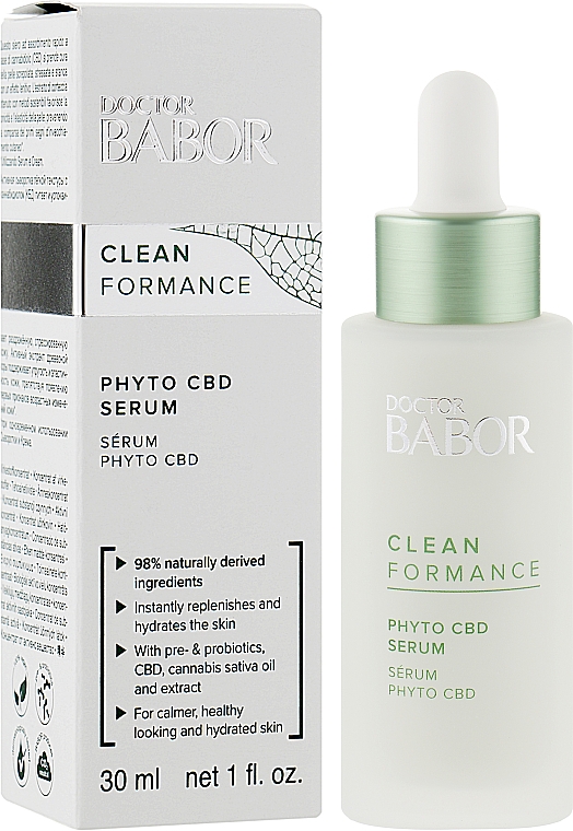 Успокаивающая релакс-сыворотка - Babor Doctor Babor Clean Formance Phyto CBD Serum — фото N1