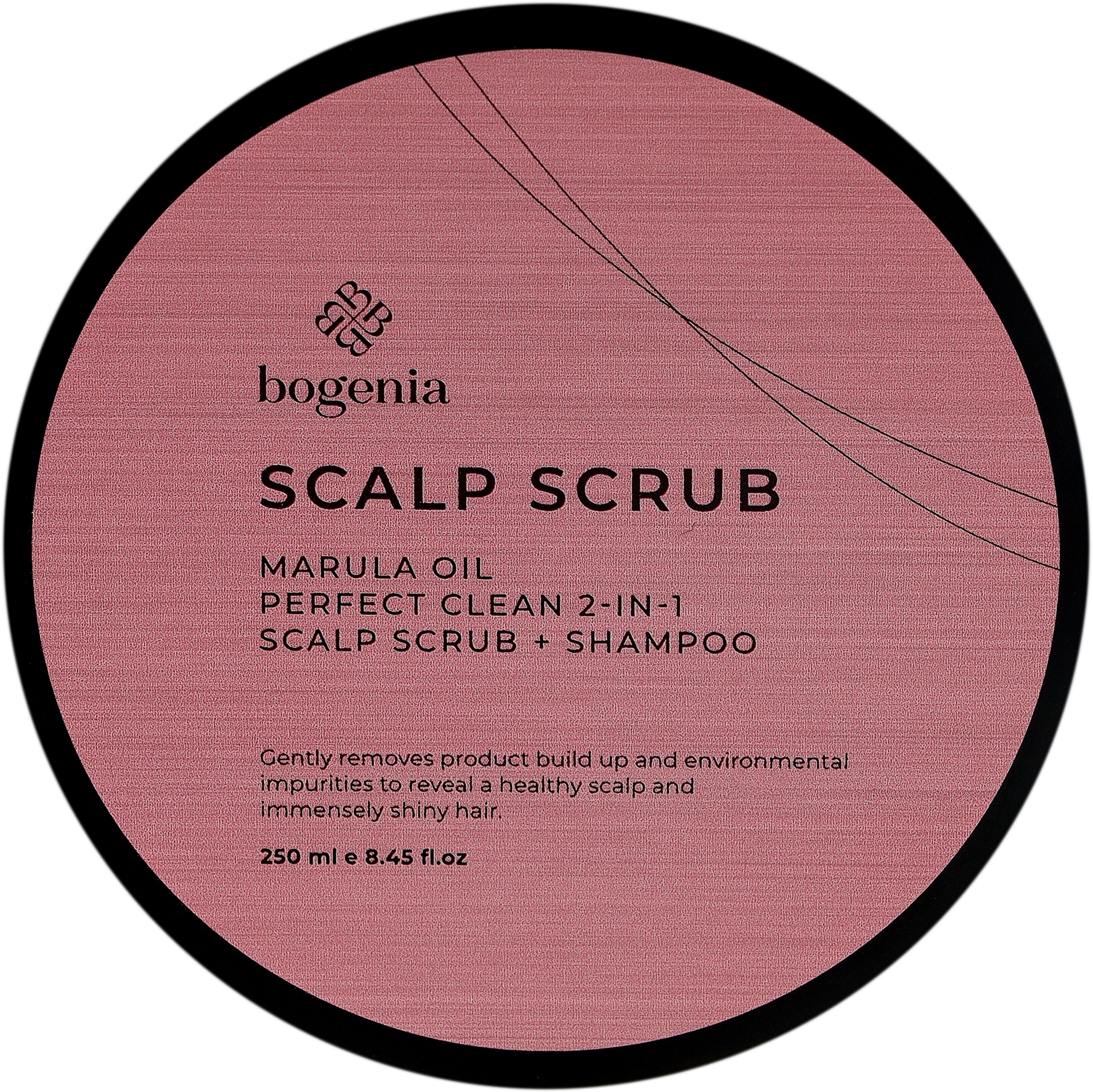 Скраб для шкіри голови - Bogenia Scalp Scrub Marula Oil — фото 250ml