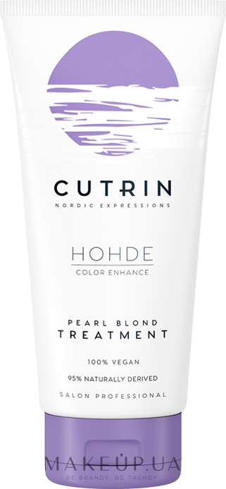 Тонувальна маска для світлого волосся - Cutrin Hohde Toning Treatment — фото Pearl