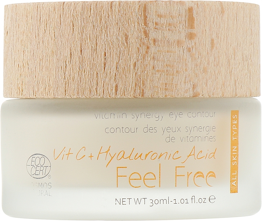 Крем для кожи вокруг глаз с витамином С - Feel Free Vit C + Hyaluronic Acid Vitamin Synergy Eye Contour Cream — фото N1